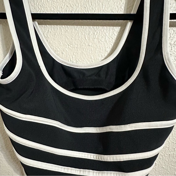 GABAR Women's Bland and White Chlorine Resistant Tankini - Picture 2 of 6